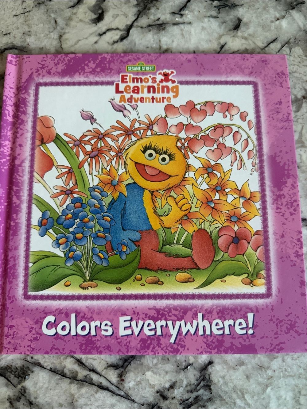 Sesame Street Colors Everywhere! Board Book - Purple Cover